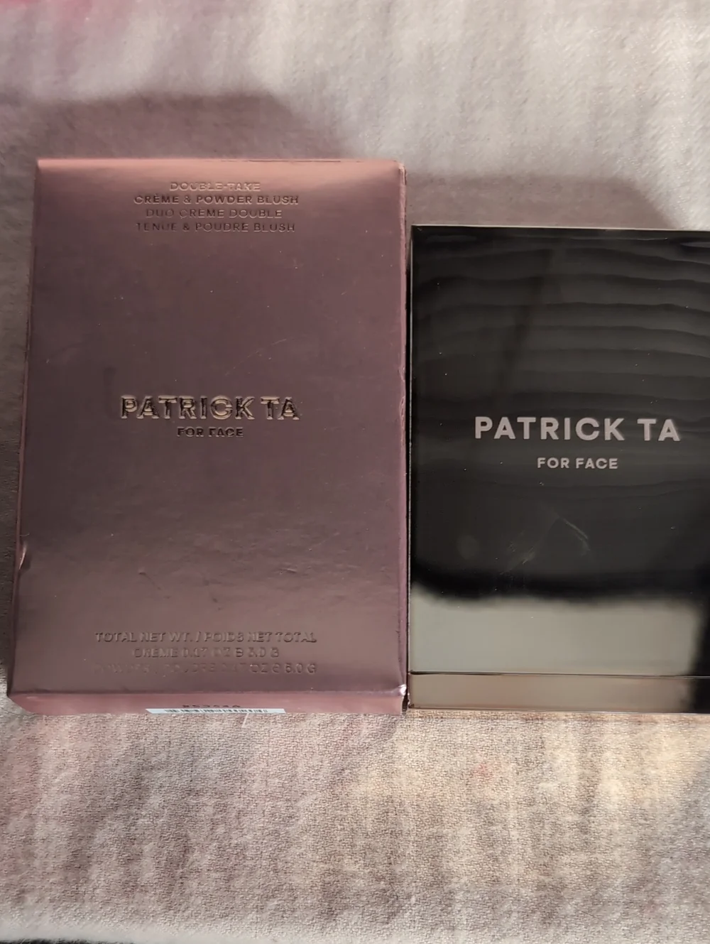 PATRICK TA Double-Take Crème & Powder Blush Duo- Color: She's That Girl-New